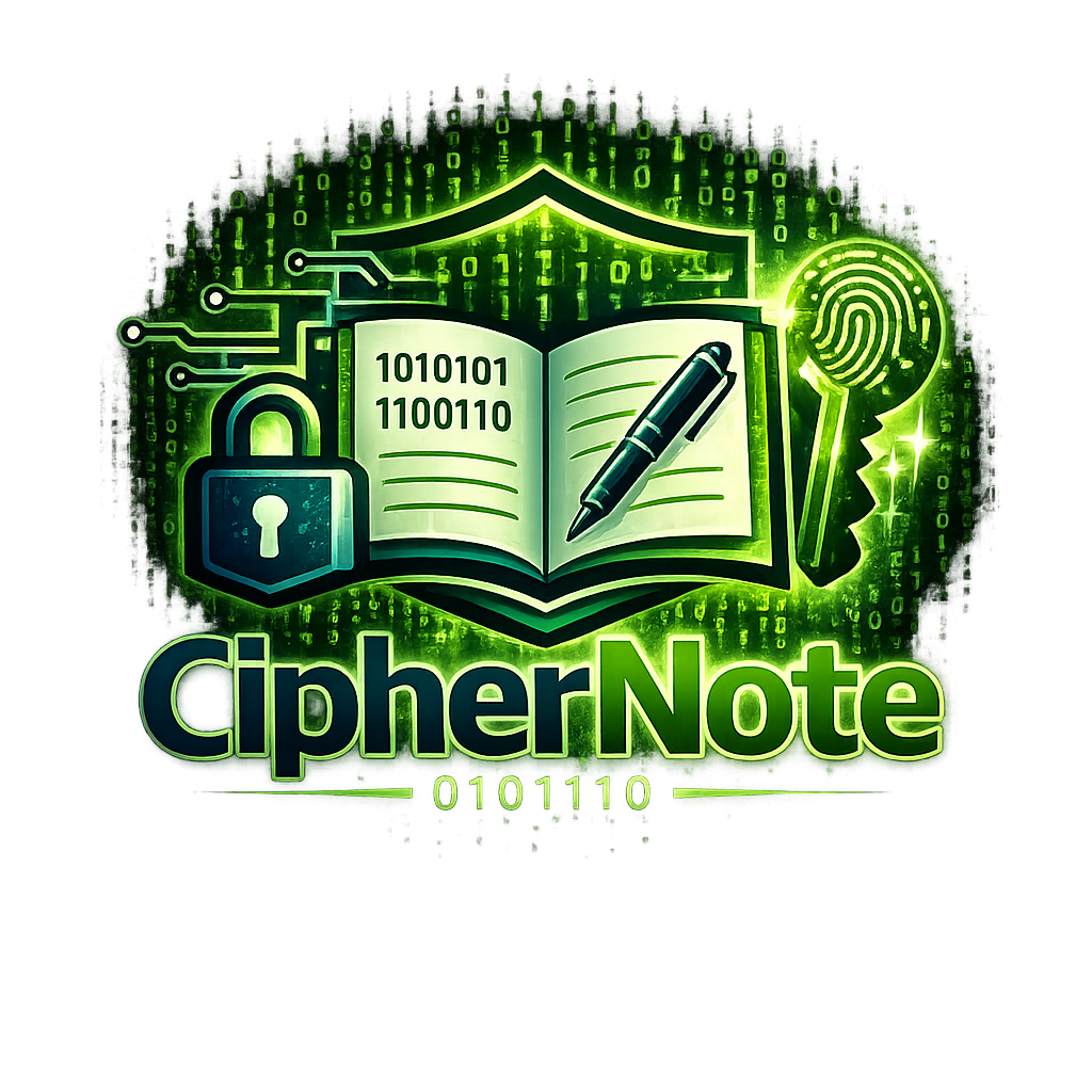 cipher note startup logo